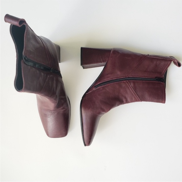 Napoleoni | Leather Wrapped Heeled Ankle Booties - Picture 5 of 15